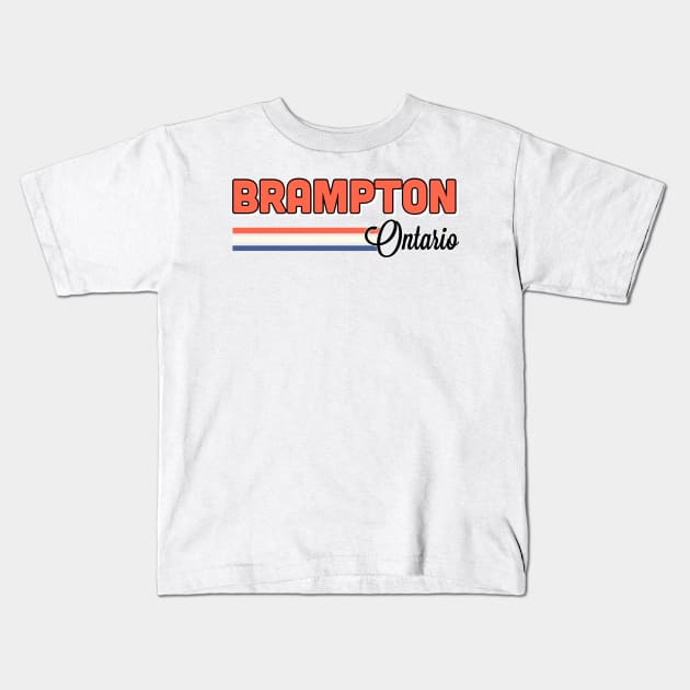 Brampton Ontario Kids T-Shirt by faiiryliite